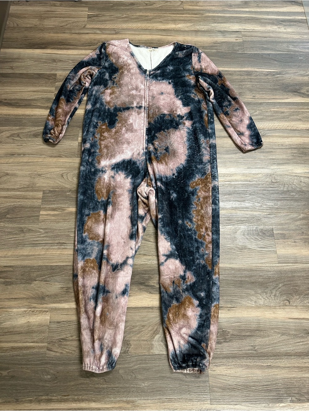 Natural Life Tie Dye Fleece Jumpsuit Onesie